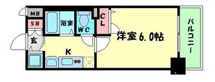 プレサンス中之島公園グラシアの物件間取画像